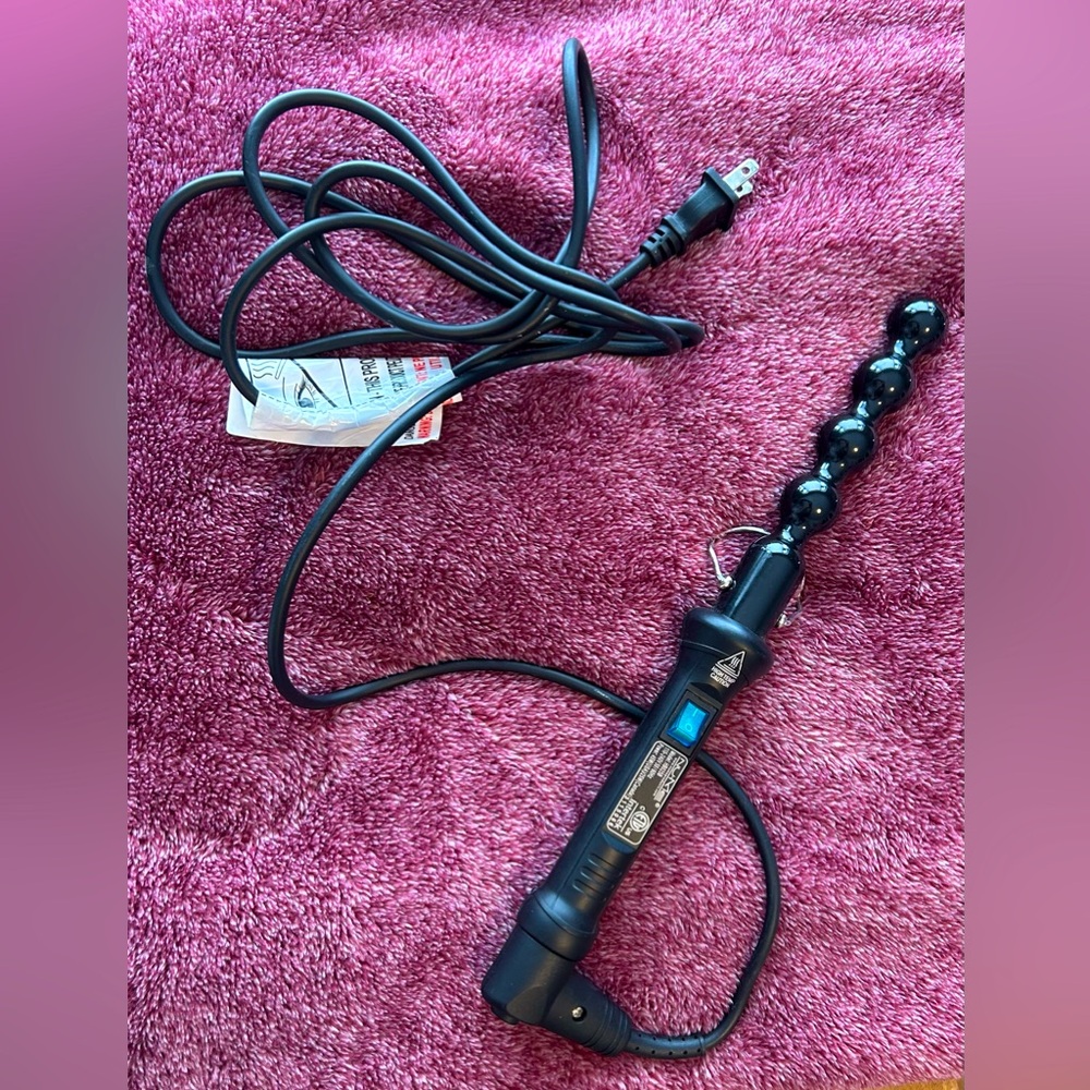 NuMe Black Bubble Pearl Curling Wand; Excellent Condition and Superior Quality!